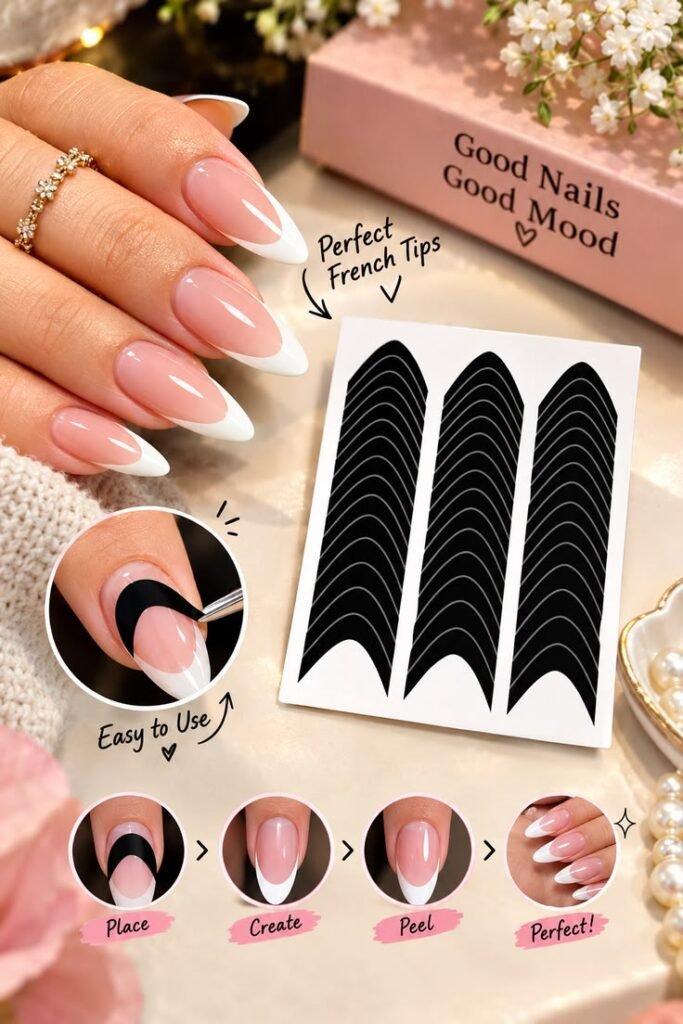 French Tip Nail Stickers: Easy Way to Get Perfect French Nails